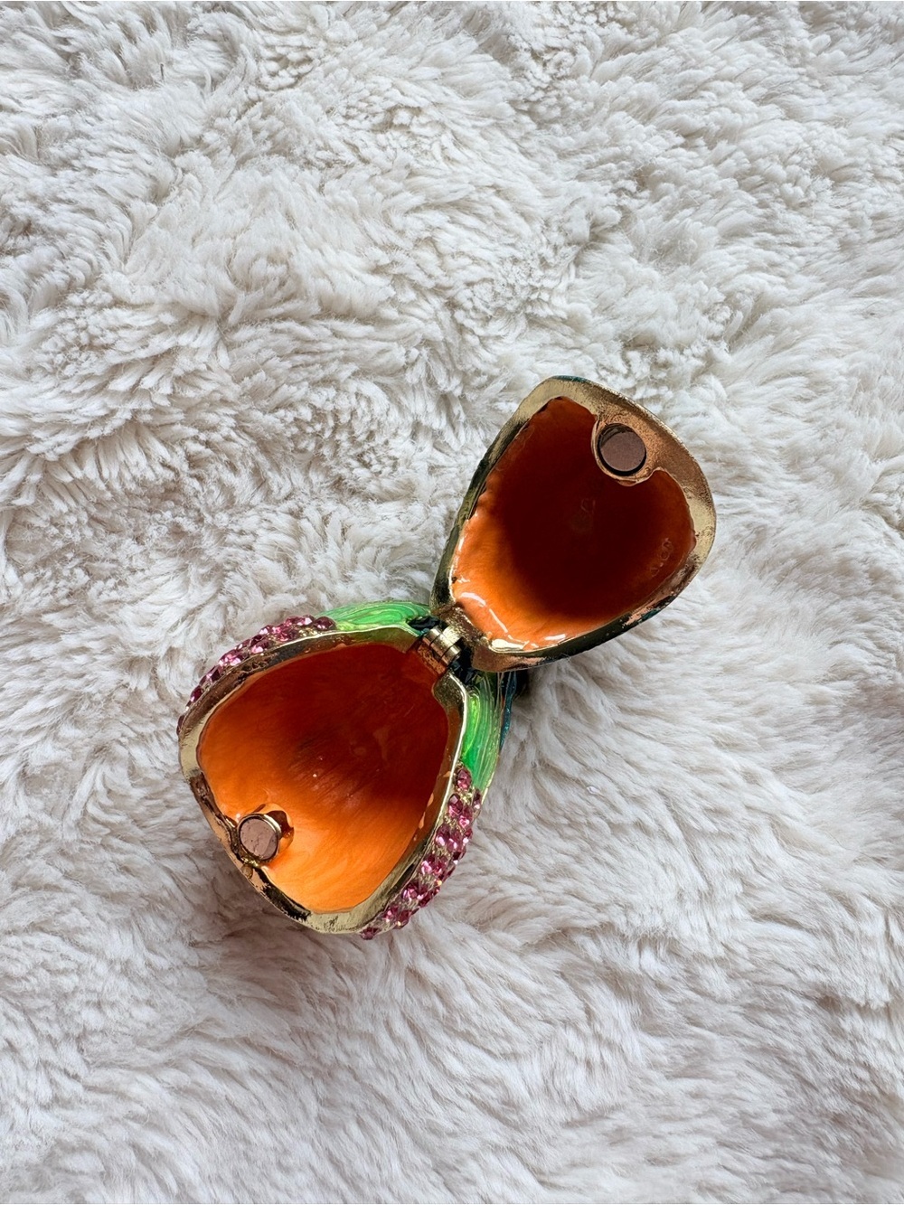 Vintage‑Style Owl Trinket Box | Jeweled Collectible Decor Whimsical Cottagecore - Picture 8 of 8